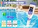 7-in-1 Digital Pool Water Tester – Chlorine, pH, Salt, ORP, EC, TDS & Temp Meter for Saltwater Pools, Hot Tubs, Spas, Aquariums & Hydroponics | Accurate Digital Chlorine Level Tester for Pool Safety