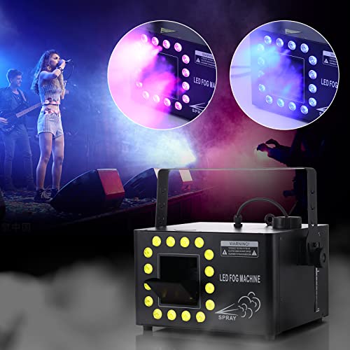 Máquina de Humo con Luces 1500W para DJ y Eventos miniatura 4