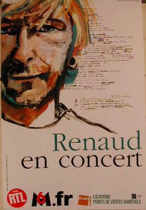 Affiche Renaud 40x60 cm poster de qualité supérieure