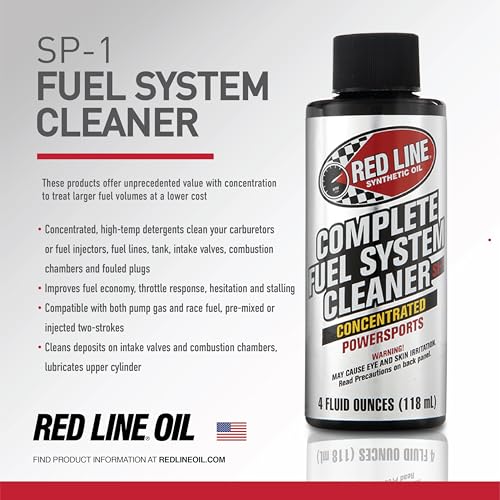 Red Line 60102 Complete Powersports Fuel System Cleaner - 4 Ounces (2 Pack)