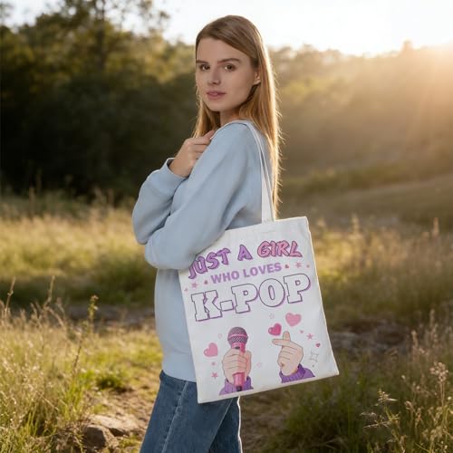Bolso Tote para fans de música Kpop miniatura 2