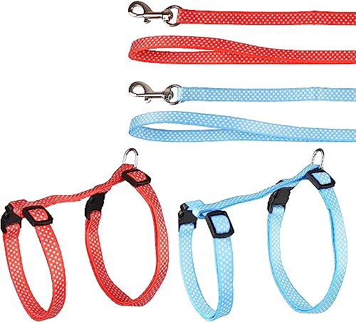Flamingo Cat Harness with leash Aiwa Multiple colours 20-35cm 25-45cm 100cm 10mm, Klein - Image 2