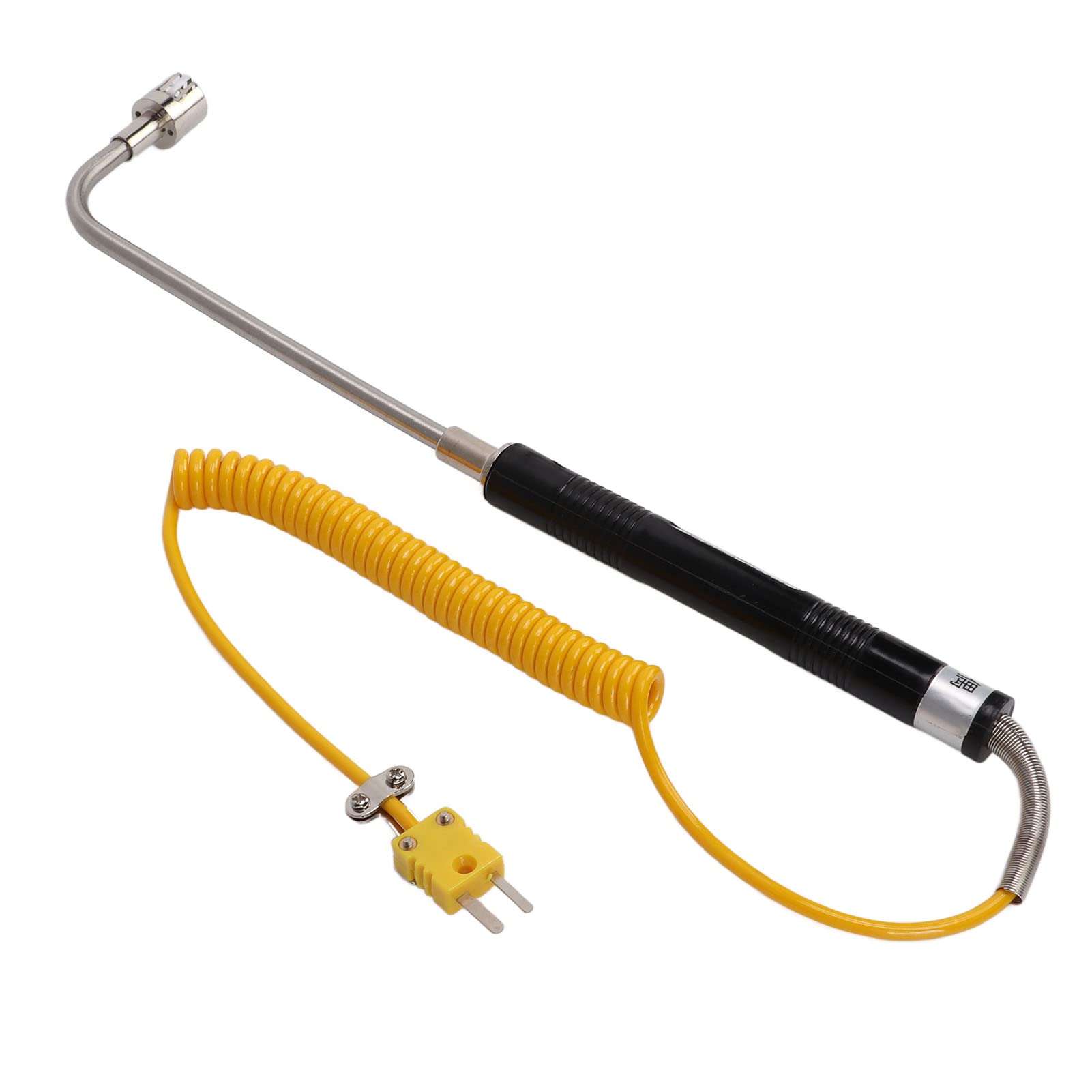 CHEOTIME K Type Thermocouple, Heat Proof Steel Thermocouple Sensor with Insulated Handle High Accuracy Rapid Response for Temperature TestingTemperature (3)