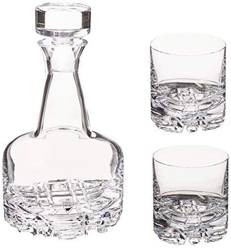Orrefors Erik 3 Piece Set, Decanter And 2 Double Old Fashioned Glasses , One Size - #TOP2