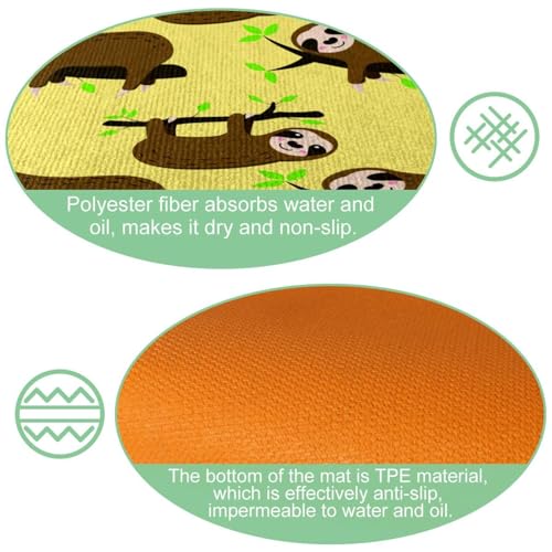 Tapete de cocina absorbente VAPOKF con acabado texturizado 6
