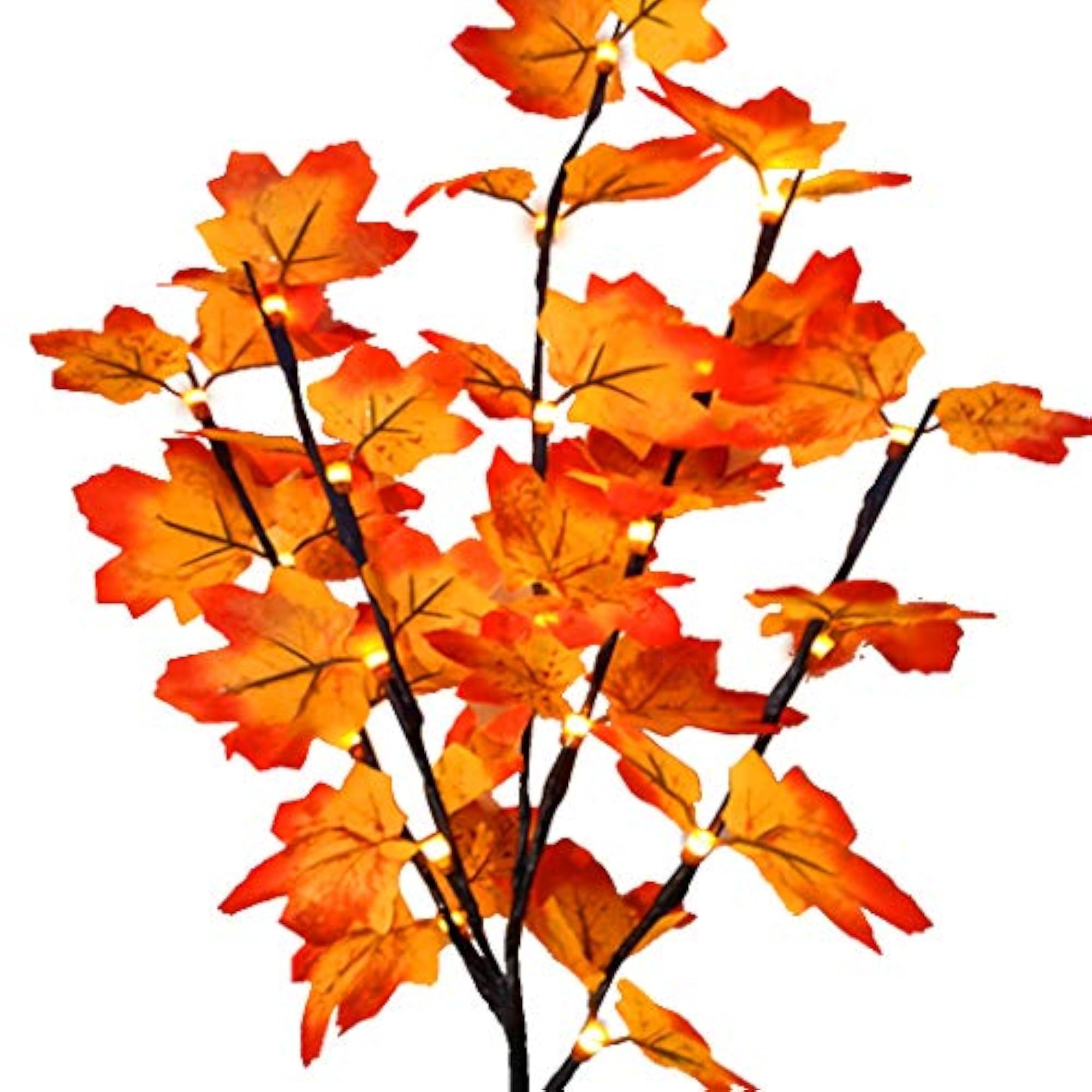 Realistic Maple Leaf Light Branch Artificial Maple Tree