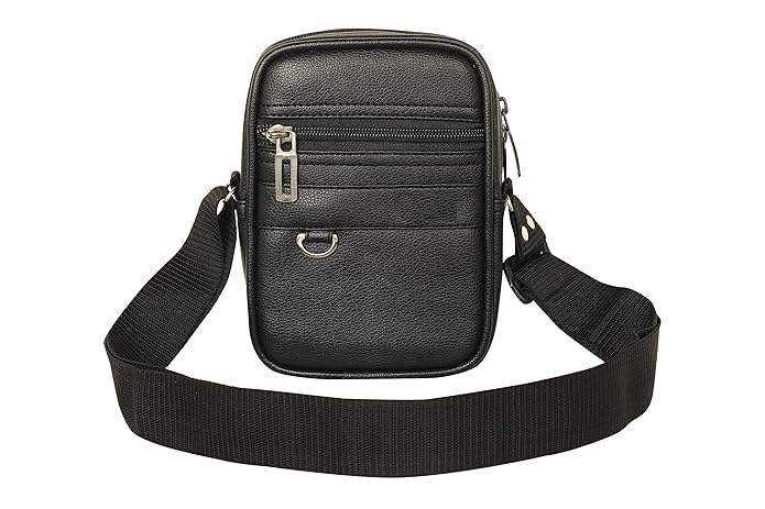 Leather Sling Bag for Men & Women – 7L Crossbody Shoulder Bag | Stylish Messenger Bag for Travel, Office, Business & Daily Use | Adjustable Strap One Side Bag-picture-57