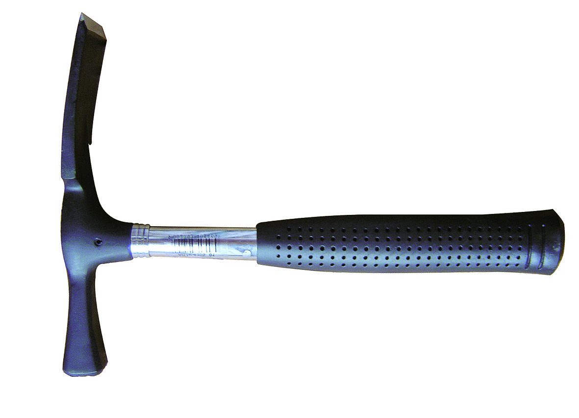 Stubai Black/Silver 436801 Bricklayer's Hammer With Tubular Steel Shaft, 600 G