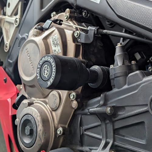 Motoaggrandize Frame Slider Crash Protector For CBR 650R | CBR 650F | CB 650R | CB 650F [Non E-clutch version only] | Black