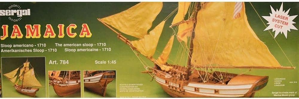 Generico - Mantua Model 784 - JAMAICA - 1:45 - Kompletter Bausatz zur Selbstmontage aus Holz und Metall