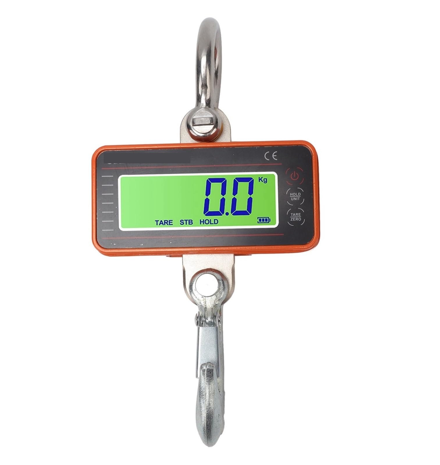 Digital Crane Scale, Digital Crane Scale 1500kg 3000lb Thick Carabiner Electronic Weighing Crane Scale Strong Weighing Capacity Use