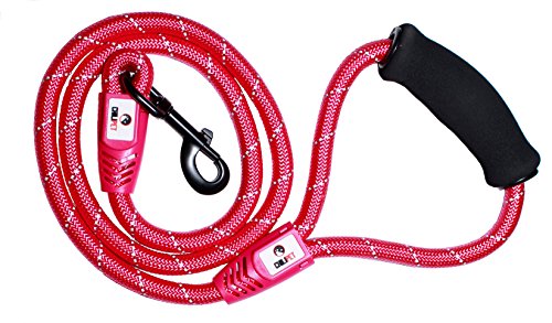 CHILIPET Correa para Perros de 122cm de Largo Hecha de Cuerda de Nylon Muy Resistente y Confortable al Tacto, Absorbe la Estirada de tu Mascota. Ideal para Razas Pequeñas, Medianas a Grandes