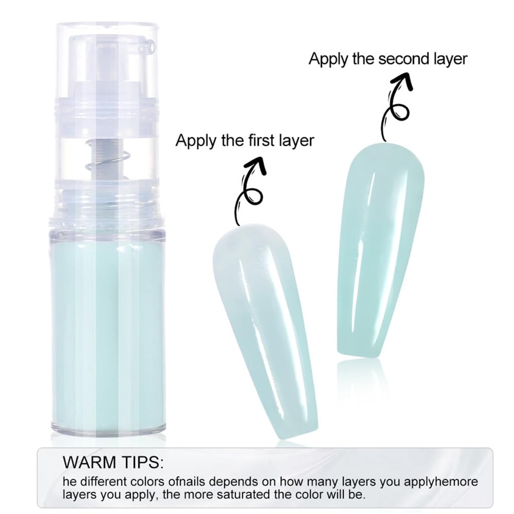 Professional Nail Dipping Powder Color Transfer Powder Coating Plastic Tool