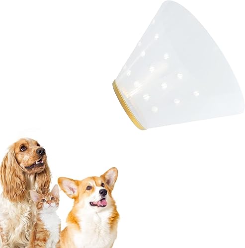 WishLotus Recuperación de cono para gato, suave y cómodo, ajustable, collar electrónico de recuperación de mascotas, collar para mascotas