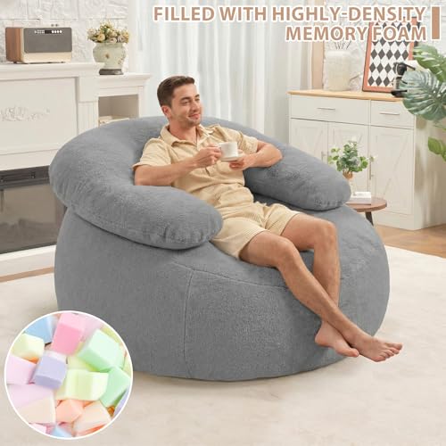 HABUTWAY Giant Bean Bag Chair, Oversized Beanbag Chair with Filler - image 5
