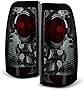 ACANII - For 1999-2002 Chevy Silverado 1500 99-06 GMC Sierra Smoked Tail Lights Brake Lamps Driver & Passenger Side