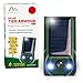 GARDIGO® Solar Tierabwehr Basic I Vertreibt Hunde, Katzen, Mäuse, Ratten und Wildtiere I Tiervertreiber mit weißem und rotem LED Blitzlicht