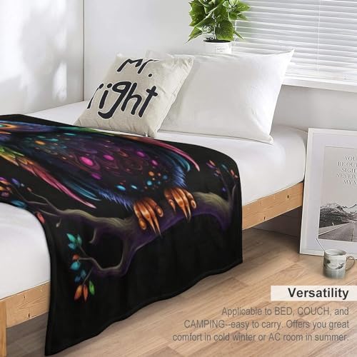Manta de franela termorreguladora cuatro estaciones con estampado 3D lavable para cama 7