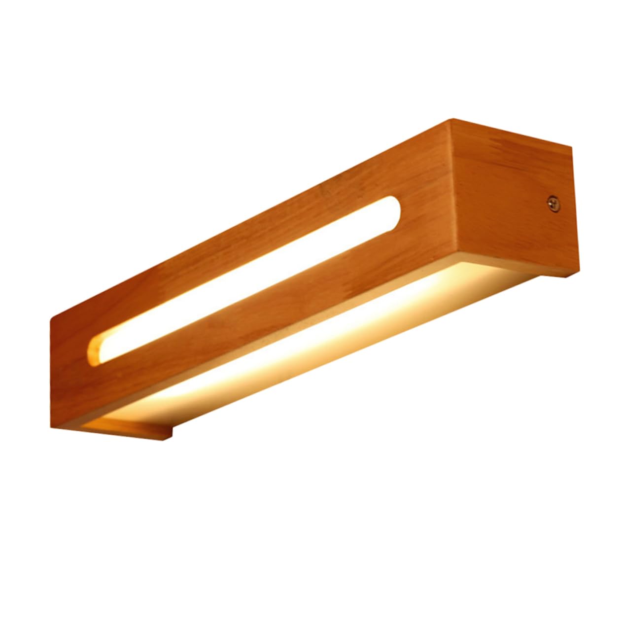 Veemoon Aplique LED para Espejo de Baño de Madera Maciza Moderno