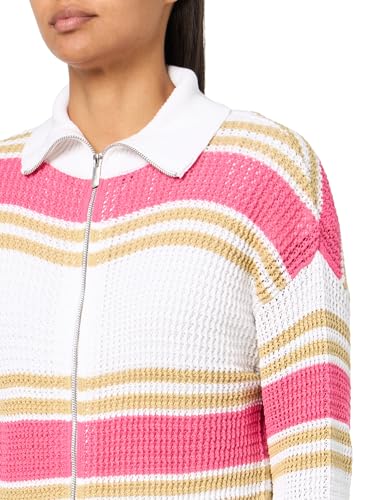 Image of NIC+Zoe Women's Mixed Stripe Zip Front Sweater Jacket