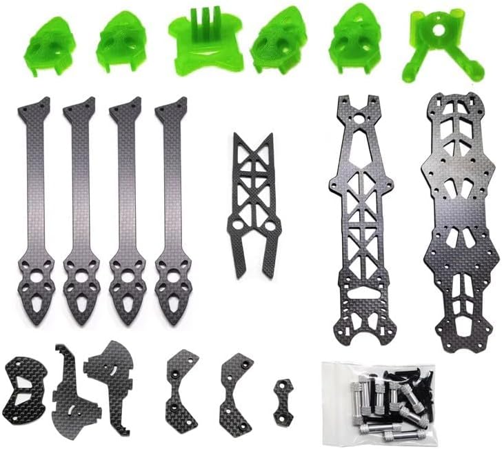 Mark4 Mark 4 7inch 295mm 3K Carbon Fiber Quadcopter Frame Freestyle FPV Racing Drone Kit With 3D Print Part DIY Accessories (Mark 4 7inch Frame+3D Print Part)