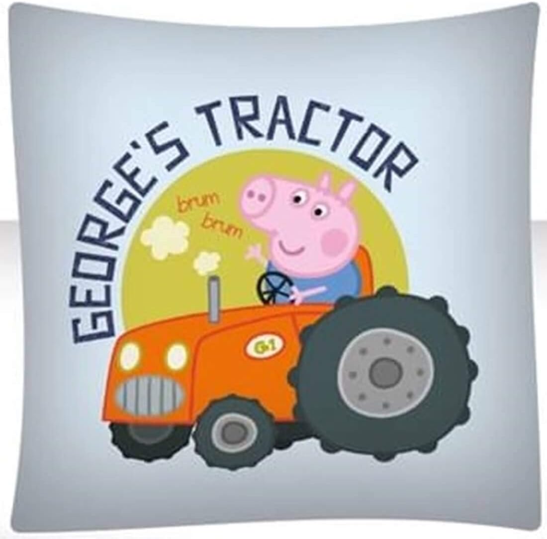 036 Peppa Pig Bed Linen, Cot Linen, Peppa Pig George’s Tractor, Reversible Bedding - Image 3