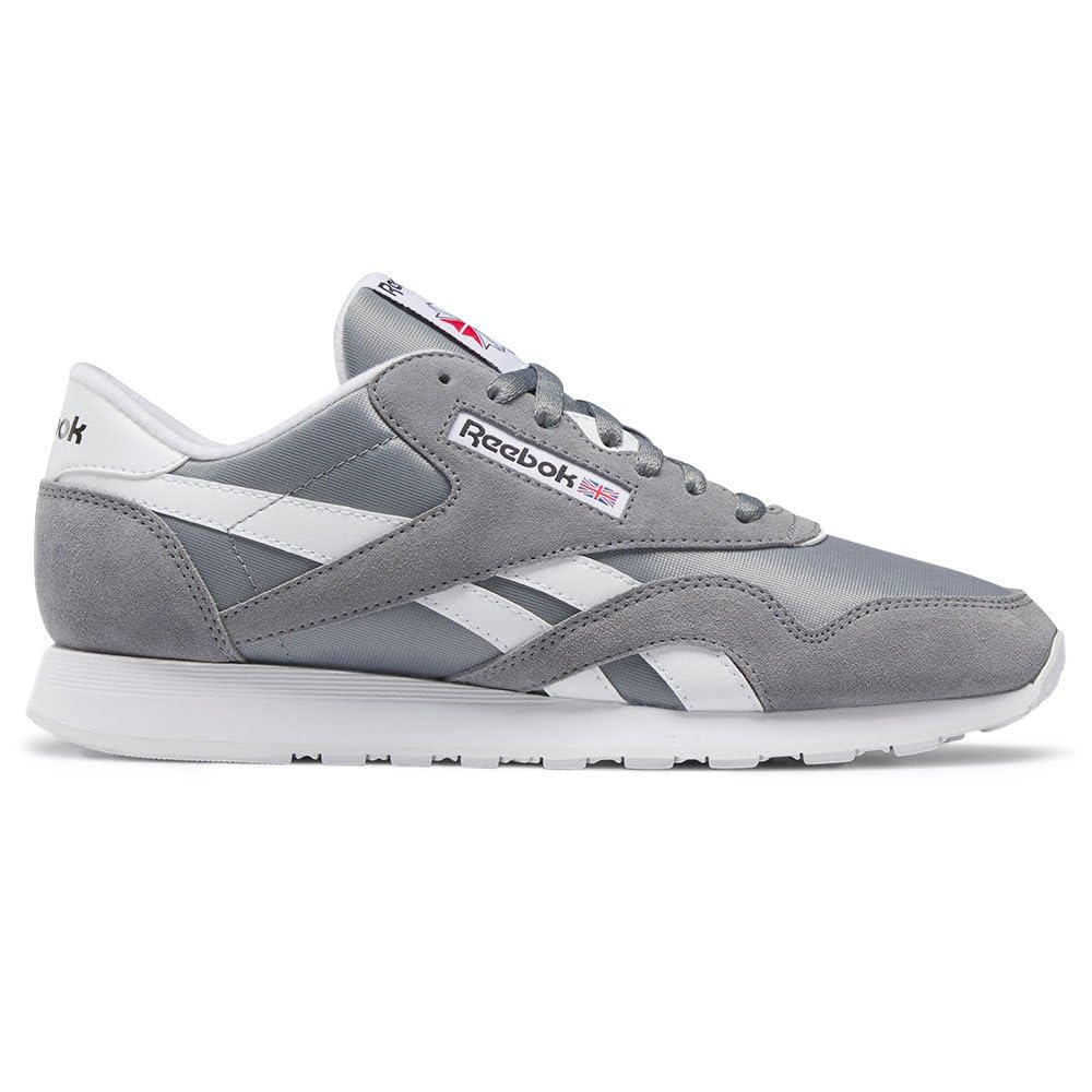 Reebok - Classic Nylon Trainers, : Pure Grey / Cloud White / Cloud White  Size 42.5