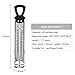Candy Thermometer/Digital with Clip/Maple Syrup Thermometer/Jam/Sugar/Syrup Thermometer, Stainless Steel Glass Candy Thermometer with Hanging Hook and Non-Toxic Aviation Kerosene Rod Core
