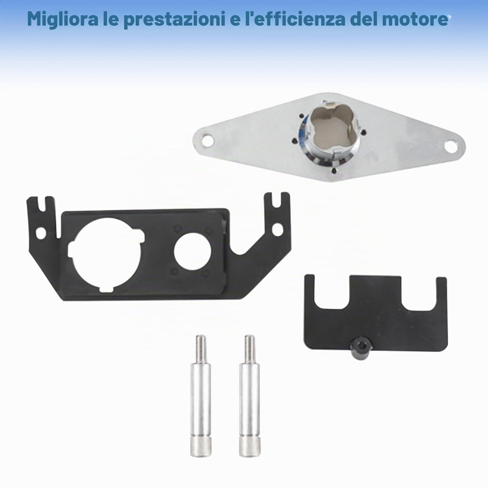 Kit di attrezzi per bloccaggio e fasatura dell'albero a camme del motore compatibile con Land Rover Jaguar Discovery Sport 2.0D, set di attrezzi per l'allineamento dell'albero a camme del motore