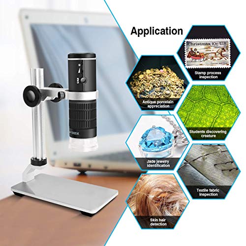 Microscope numérique WiFi Cainda 1080P pour smartphone et PC - 7