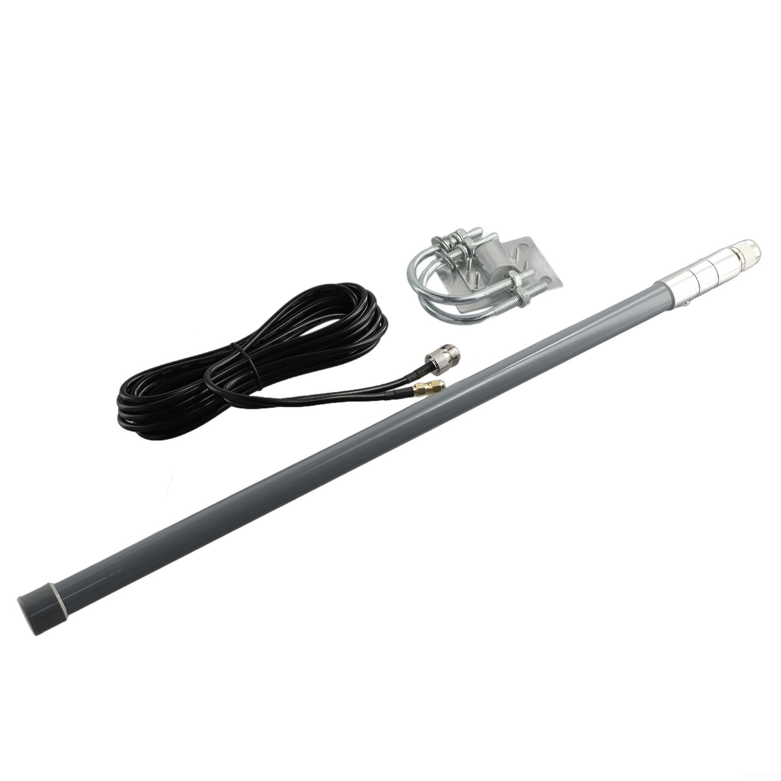 Antenne d'extérieur en fibre de verre 915 MHz 868 MHz pour antenne Lora 12 dBi à gain élevé pour hélium hotspot miner large couverture (kit d'antenne)