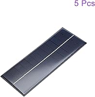 Vista 4 de DMiotech Paquete de 5 mini celdas de panel solar de 6 V 250 mA 6.496 in x 2.559 in para proyectos de energía eléctrica de bricolaje