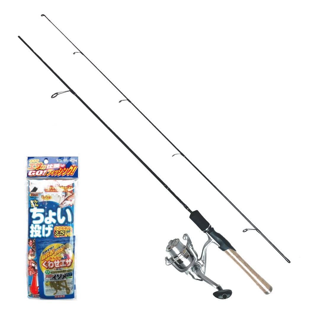 Amazon | つり具TEN 海釣りロッド ちょい投げ釣りセット仕掛けエサ付