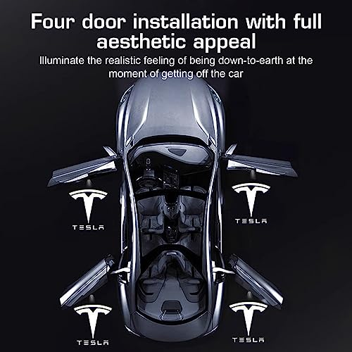 Luz de bienvenida del coche Tesla para iluminar tus llegadas nocturnas con estilo 7