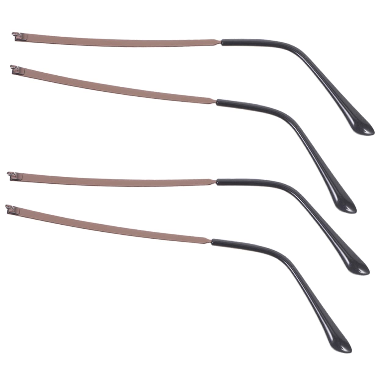 Uonlytech 8paires Jambes De Lunettes Accessoires Universels Pour Lunettes De Soleil Vue Bras De Remplacement Métal