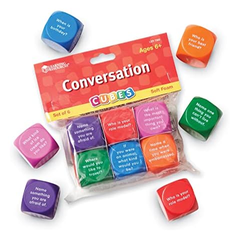 Learning Resources Conversation Cubes Cover