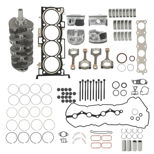 Image of Silscvtt G4KJ 2.4L Engine Crankshaft Conrods Pistons Gasket Kit 209102GA02 21020-25120 Replacement for Kia Sorento Replacement for Sonata 2011-2020