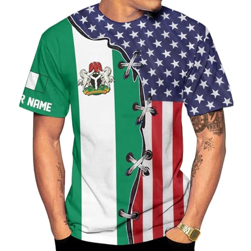 Tee shirt durable Nigéria coupe sportswear respirante pour entraînement de sport