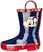 Josmo Character Shoes Boy's Disney Mickey Mouse Rain Boot-K, Navy/Red, 11/12 M US Little Kid