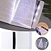 Book Light Panel, Rechargeable Clear LED Flat Reading Light, Battery Powered Bookmark Light, Light Panel for Book Portable Study Tools Night Vision Reading (White)