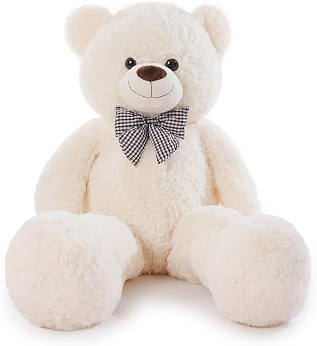 Miniatura 7 de Oso de peluche gigante de 47 pulgadas, oso de peluche, regalo de San Valentín para novia, oso de peluche suave para Navidad, cumpleaños, día de la