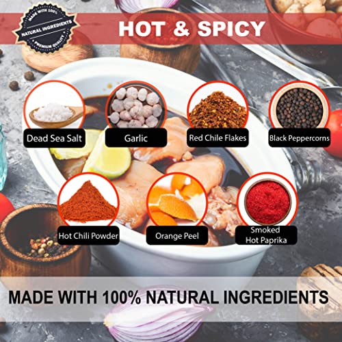 Turkey Brine, Hot & Spicy, For Wet & Dry Brining, 2 Lb 100 Natural, Gourmet Sea