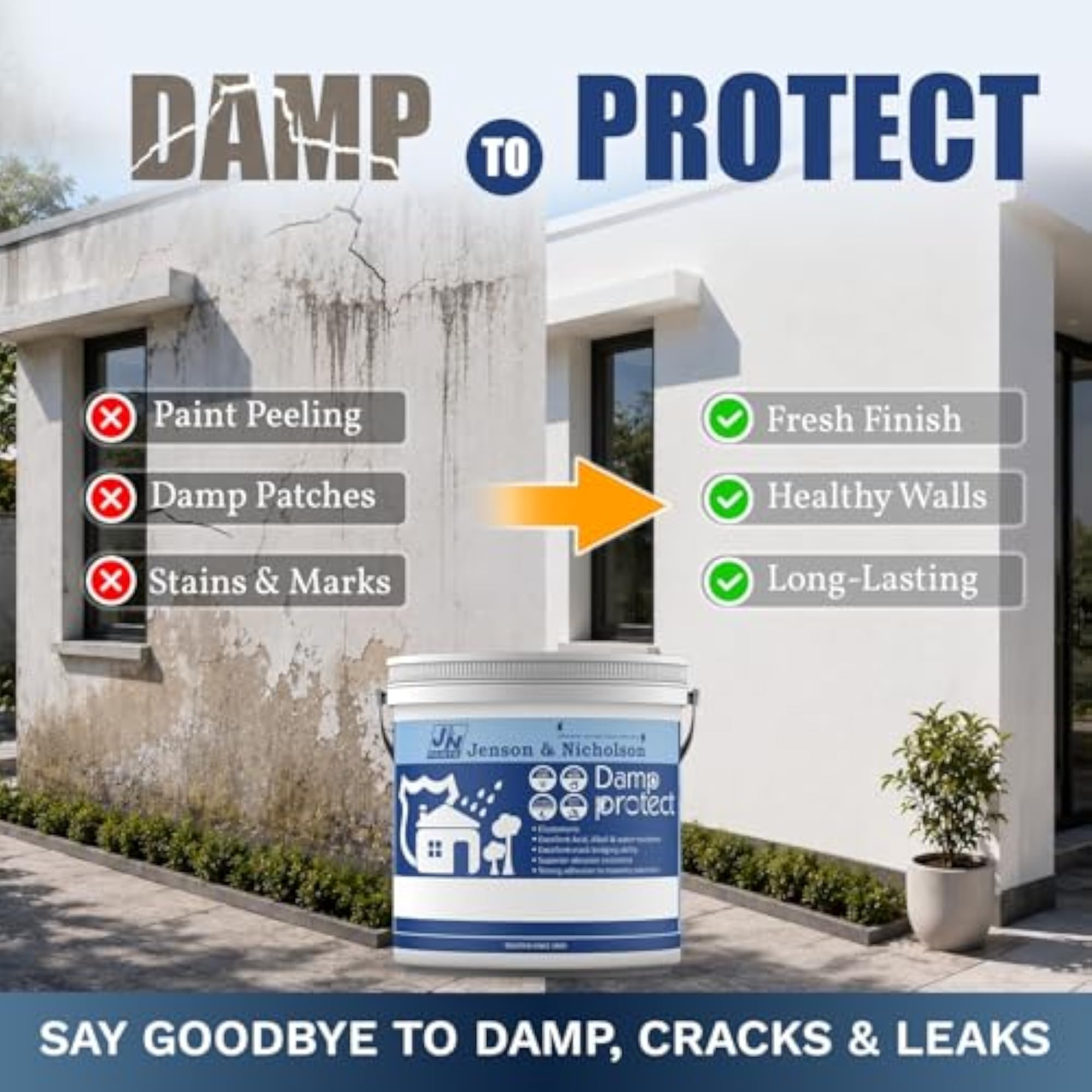 Damp Proof Paint 1 Ltr Waterproofing Solution