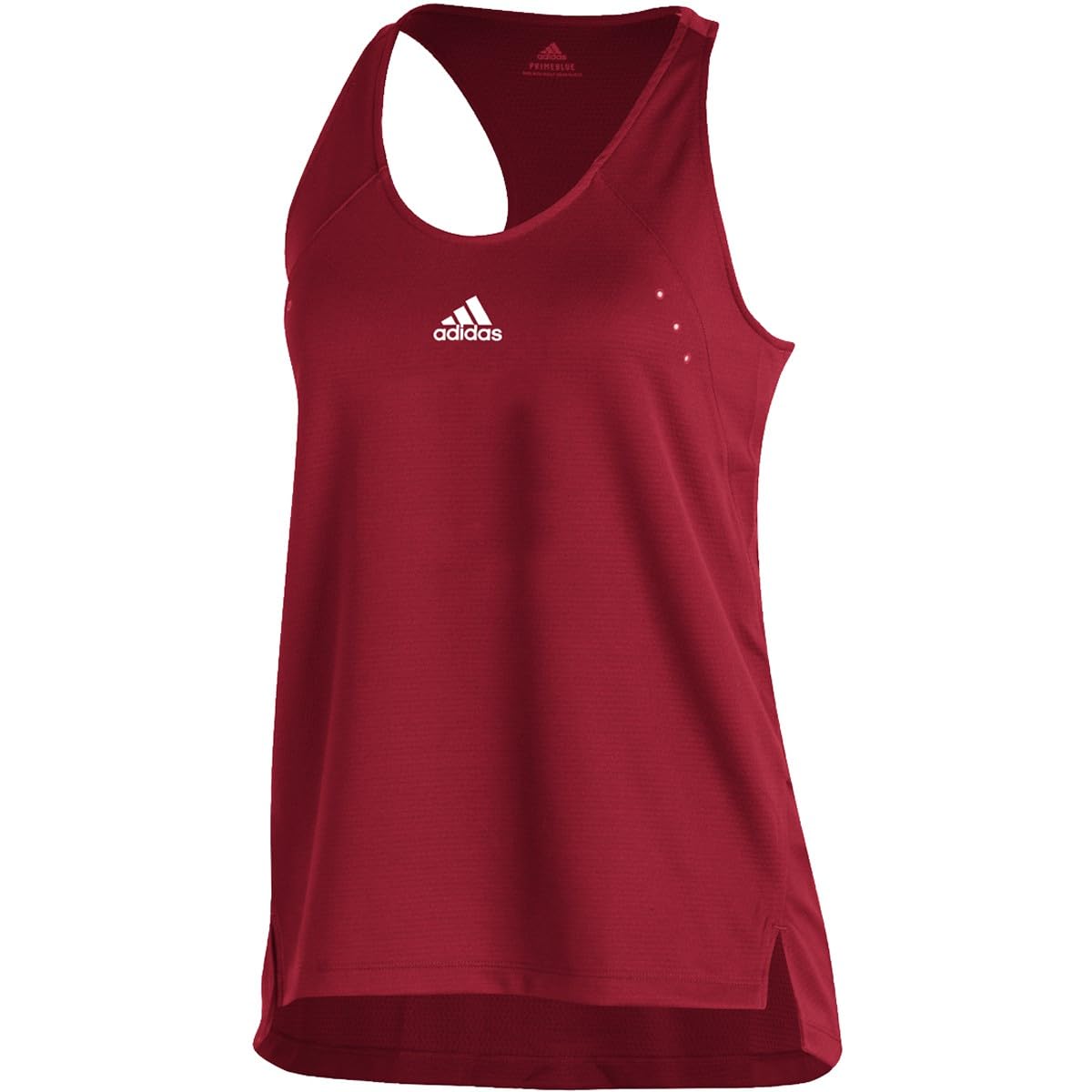 adidas Sideline 21 - Camiseta sin mangas de entrenamiento para mujer, poder del equipo rojo-blanco, X-Large