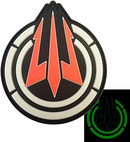 Glow Dark Call of Duty Black Ops 3 Hidden Logo PVC Rubber PS4 Xbox Morale Fastener Patch