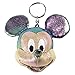 Cerdá - Kuscheltier Schlüsselanhänger Kopf Mickey Glänzend - Offizielle Disney Lizenz