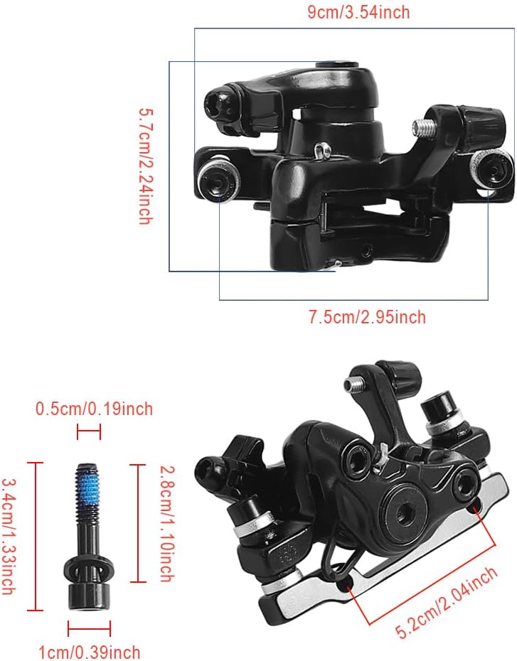 Alloy Disc Brake Aluminum Alloy Brake Electric Scooter for INOKIM OXO Disc Brake Mechanical Caliper Accessories