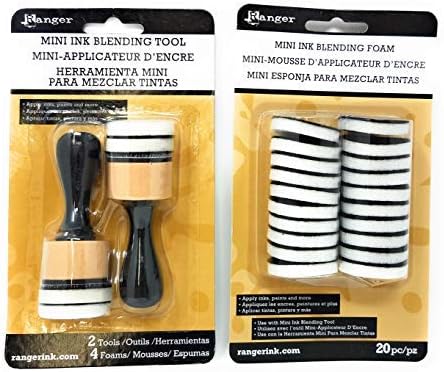 Mini Ink Blending Tool-1 Round (Mini Ink Blending Tool With Replacement Foams)