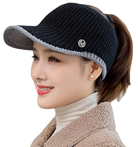 Bonnet en tricot pour queue de cheval INOGIH contre le froid et les cheveux emmêlés