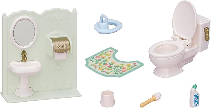 Calico Critters - Toilet Set - Dollhouse Furniture & Accessories